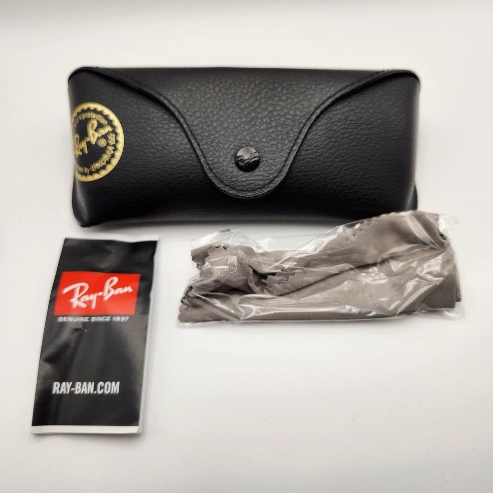 Ray-Ban Jack Polarized Sunglasses With Polished Black Frames